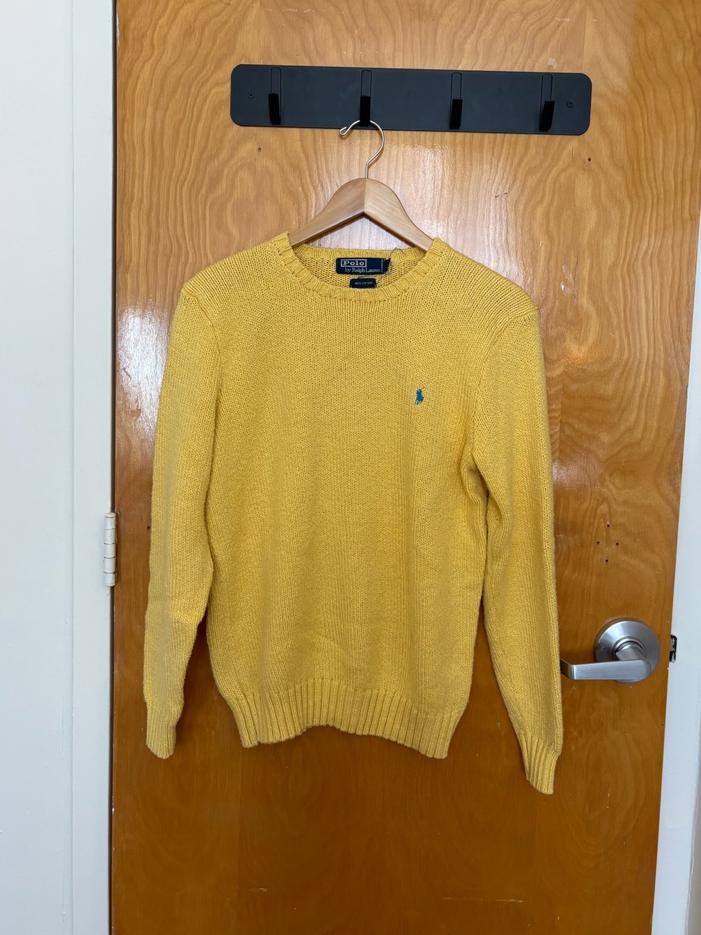Polo by Ralph Lauren yellow vintage crewneck sweater